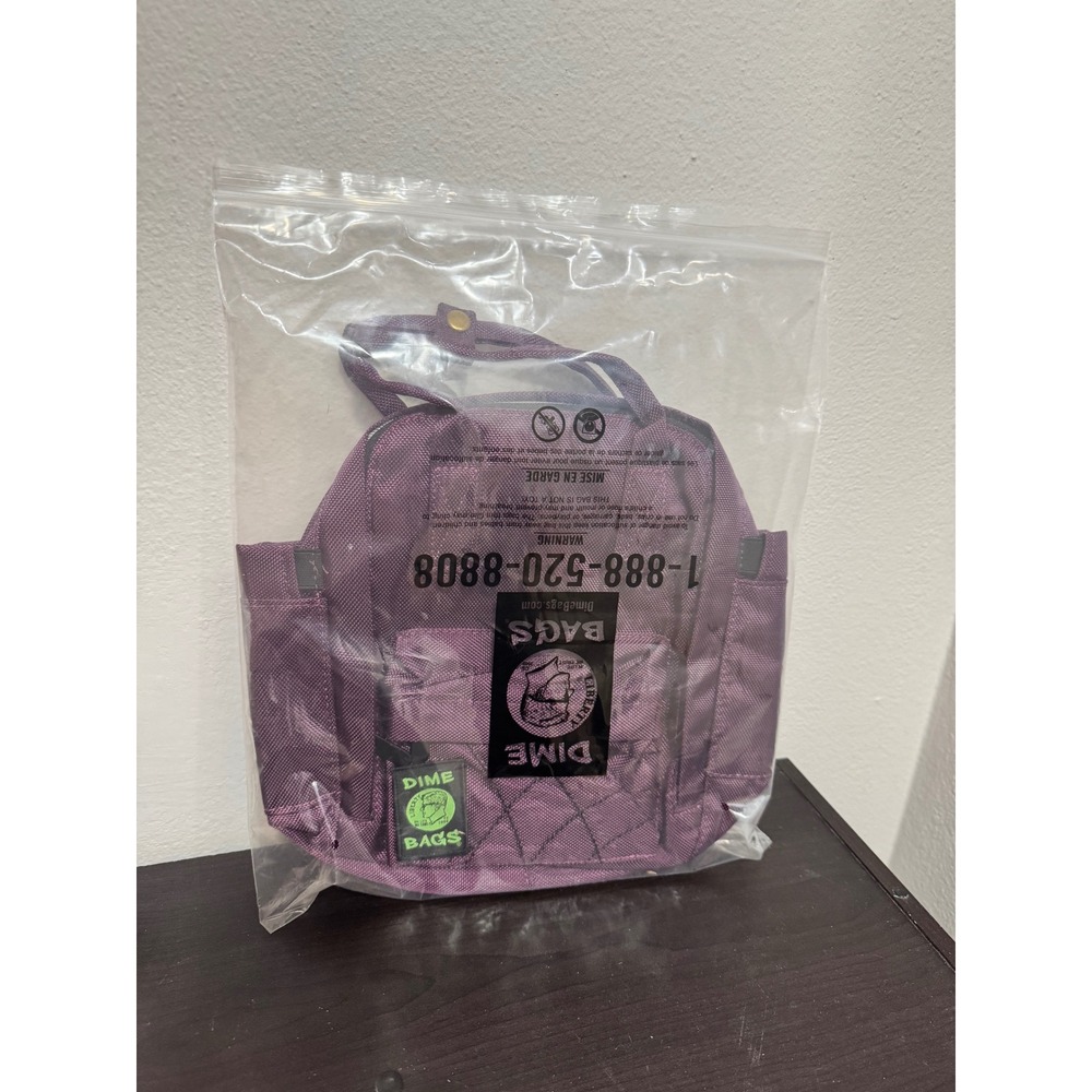HotBox Mini Backpack From‎ Dime Bags-Plum NWT - Picture 5 of 5